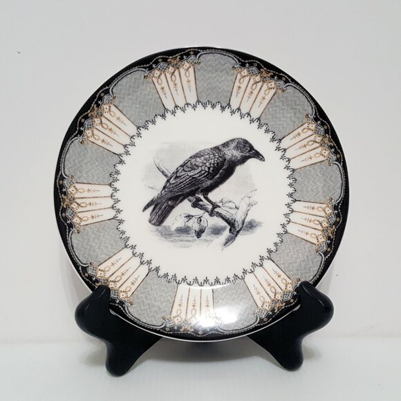 NEW Williams Sonoma Mixed Set of 4 Spooky Soiree Appetizer Plates Halloween - Picture 2 of 9